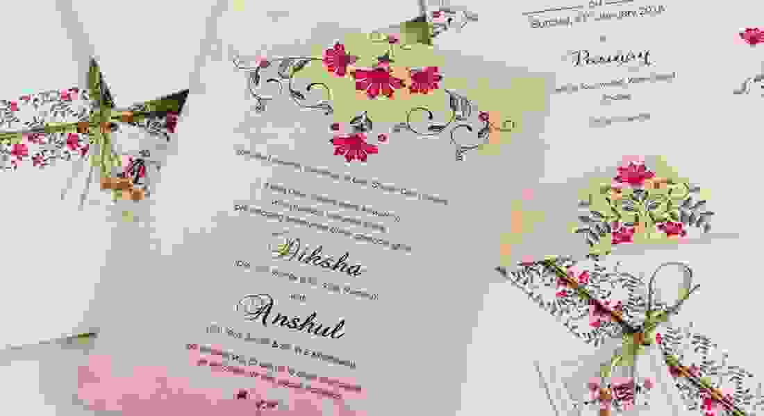 wedding invitation card in hauz khas