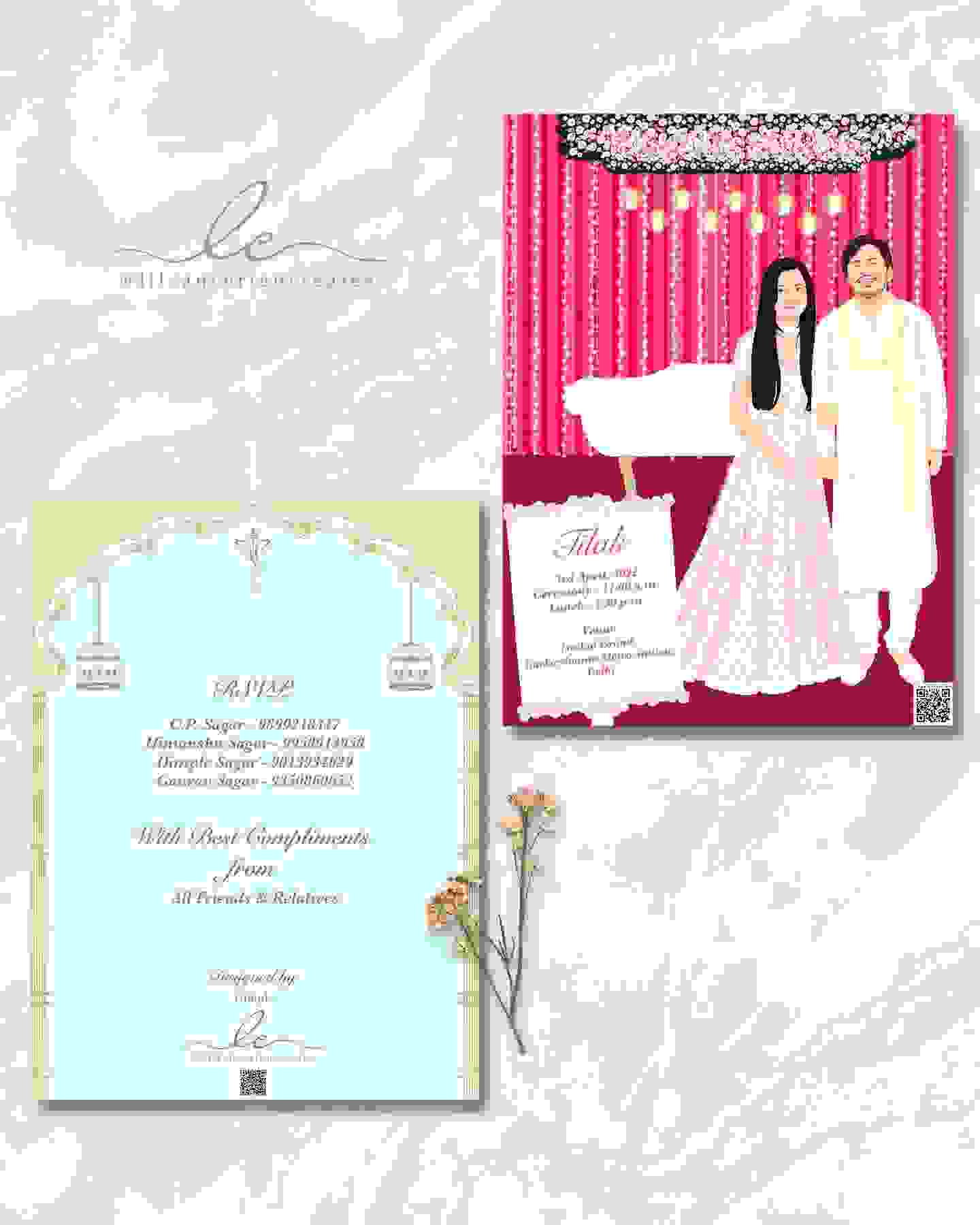 wedding invitation card in punjabi bagh
