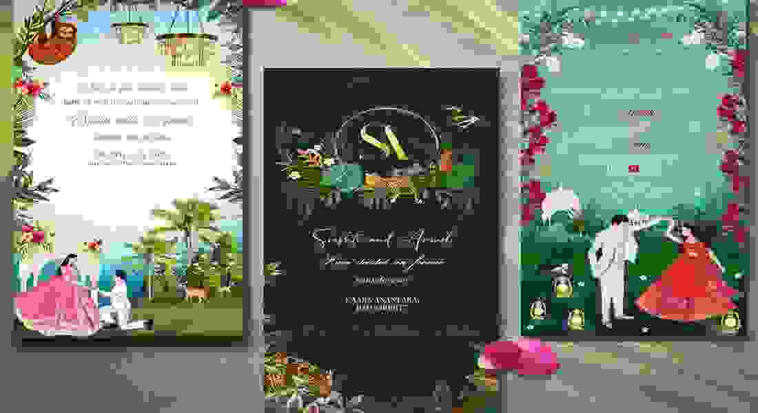 wedding invitation card in hauz khas