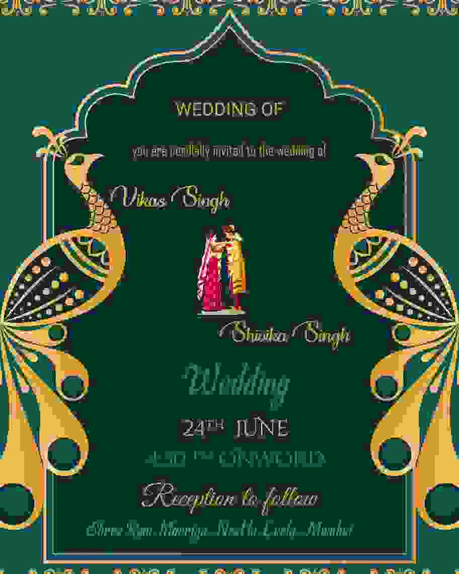 wedding invitation card in daryaganj