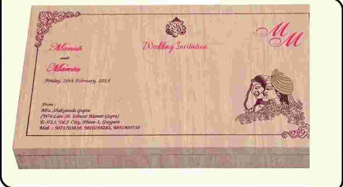 wedding invitation card in patel nagar