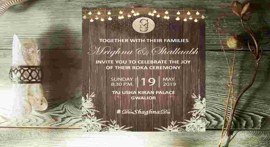 wedding invitation card in punjabi bagh