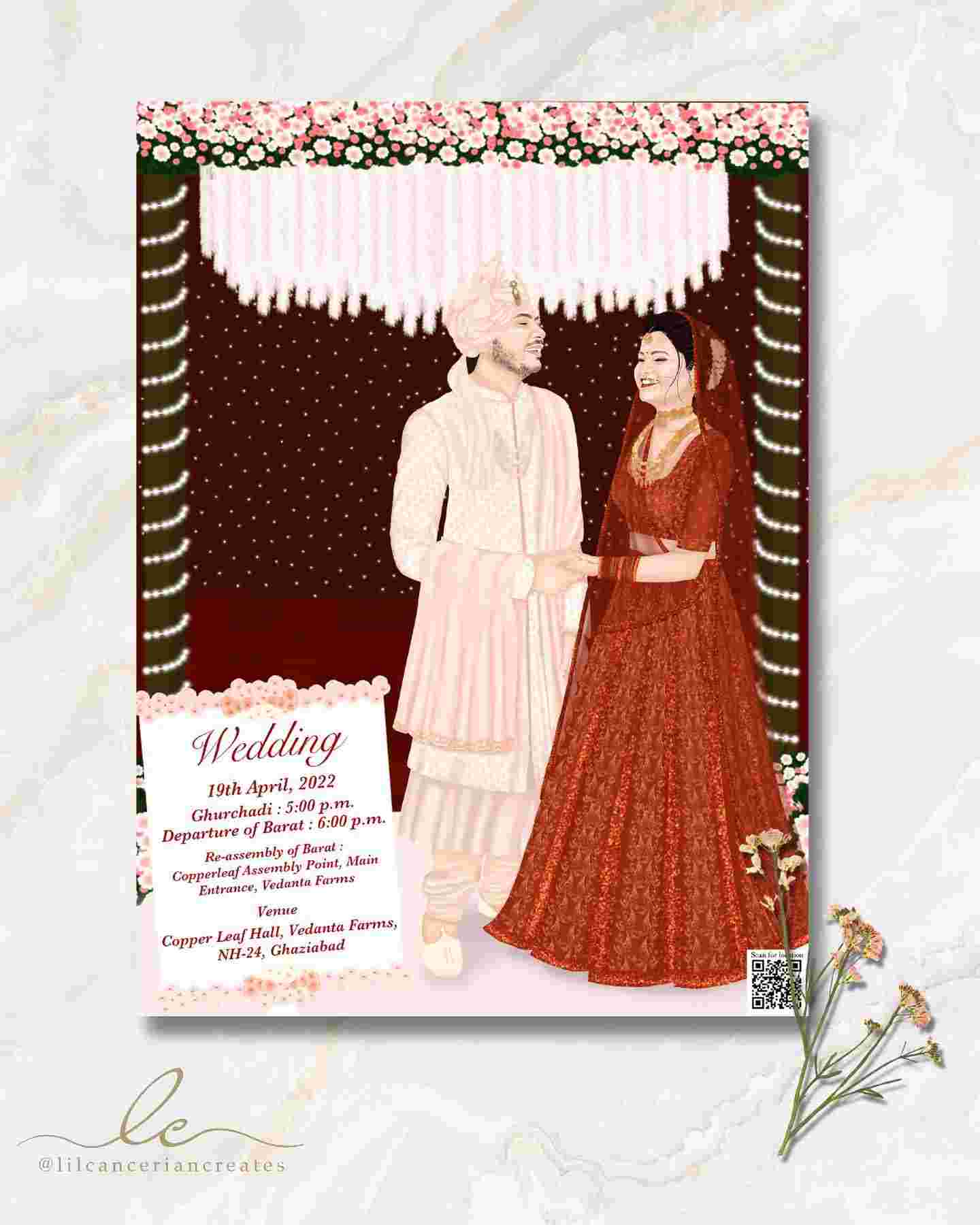 wedding invitation card in punjabi bagh