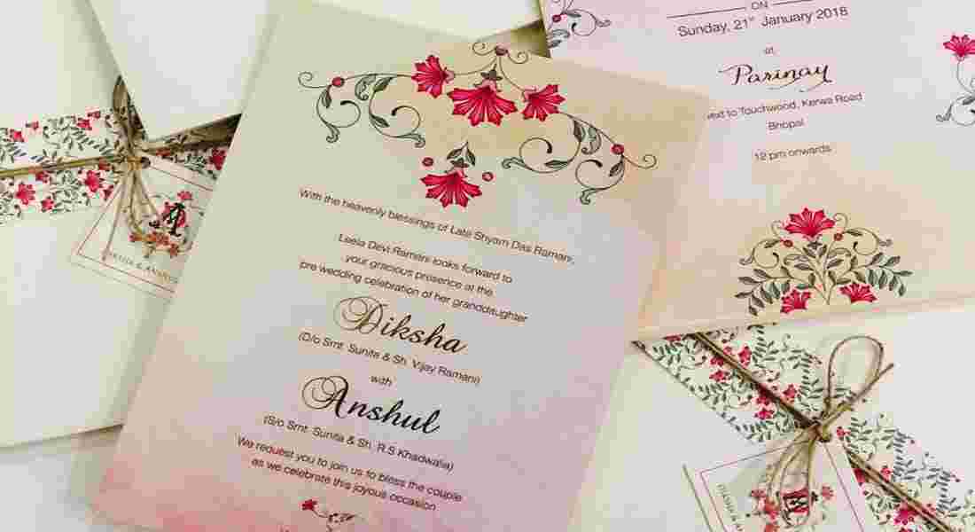 wedding invitation card in hauz khas