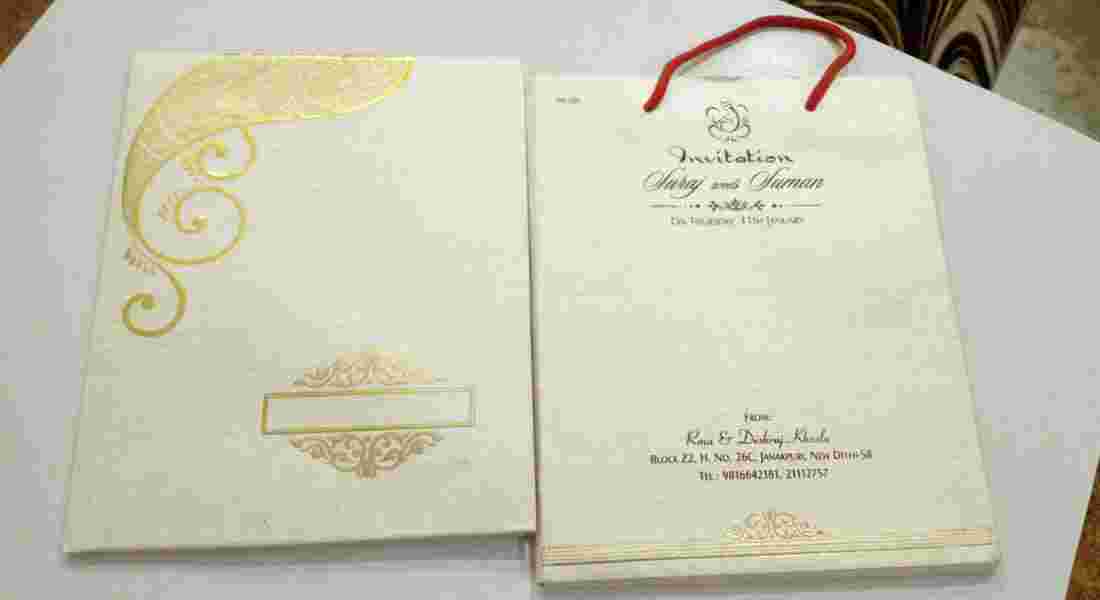 wedding invitation card in dwarka
