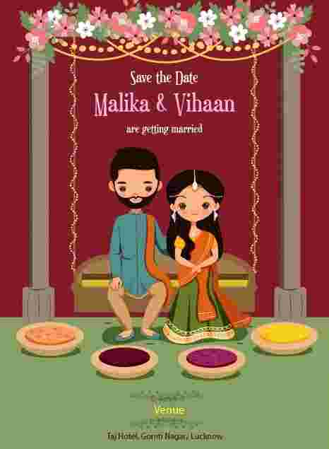 wedding invitation card in daryaganj