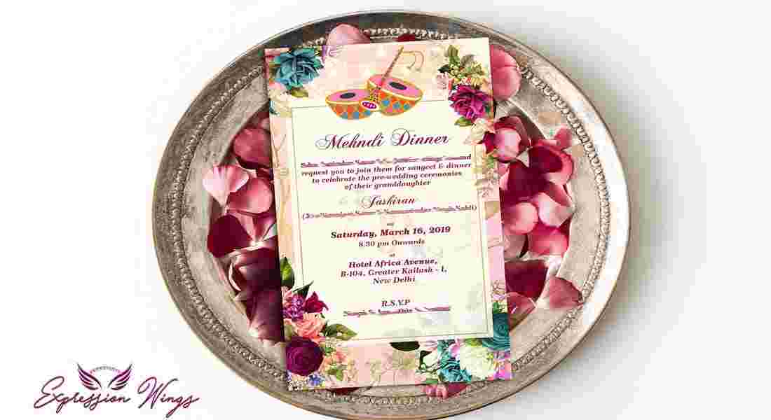wedding invitation card in punjabi bagh
