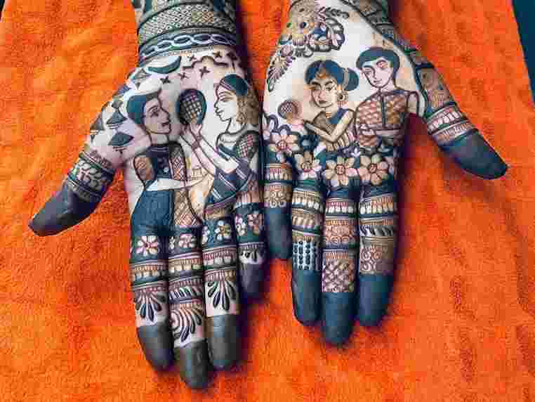best mehendi artists in dwarka